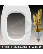 COPRIWATER SAMARA EOS SIMCA CERNIERA DORATA ORO