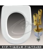 COPRIWATER SPIN FLAMINIA CERNIERA DORATA ORO