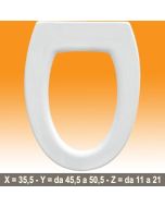 H2OPTION AMERICAN STANDARD - COPRIWATER LEGNO TRUCIOLARE POLIESTERE BIANCO