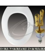 COPRIWATER OPI INCEA CERNIERA DORATA ORO