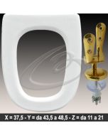 COPRIWATER ADONIS KERAFINA CERNIERA DORATA ORO