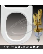 COPRIWATER RITMO KERASAN CERNIERA DORATA ORO