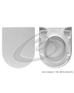 PERLA VULCANO SEDILE WC TERMOINDURENTE COPRIWATER AVVOLGENTE BIANCO MADE IN ITALY