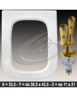 COPRIWATER SIMETO SIMAS CERNIERA DORATA ORO