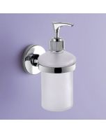 FE81 - FELCE DOSASAPONE CON EROGATORE IN PLASTICA CROMATA A COLLA BIADESIVO