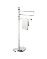 HI3113 - HIBISCUS, PIANTANA PORTASCIUGAMANI, METALLO, CROMATO LUCIDO