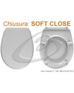 LYRA LAUFEN SEDILE WC AVVOLGENTE SOFT CLOSE CHIUSURA RALLENTATA COPRIWATER BIANCO