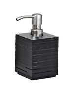 QU81 - QUADROTTO DOSASAPONE CON EROGATORE IN METALLO NERO