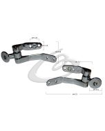 CERNIERE COPRIWATER KERASAN VOLANT - CROMO LUCIDO