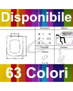 COPRIWATER FLORIDA MB VITRUVIT - DISPONIBILE IN 63 COLORI - MADE IN ITALY