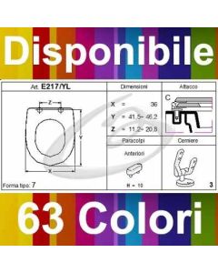 COPRIWATER FORM 300 VITRA - DISPONIBILE IN 63 COLORI - MADE IN ITALY