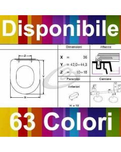 COPRIWATER FORM 500 VITRA - DISPONIBILE IN 63 COLORI - MADE IN ITALY