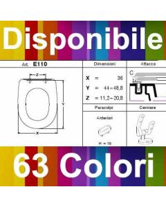COPRIWATER FORTY3 GLOBO - DISPONIBILE IN 63 COLORI - MADE IN ITALY