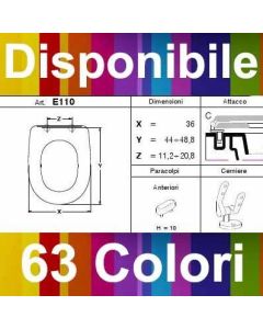 COPRIWATER ME BY STARCK DURAVIT - DISPONIBILE IN 63 COLORI - MADE IN ITALY