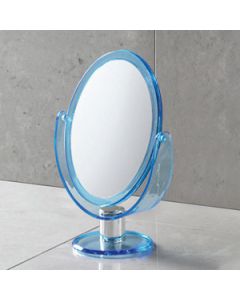 Specchio Ovale Ingranditore Blu - Gedy