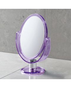 Specchio Ovale Ingranditore Lilla - Gedy
