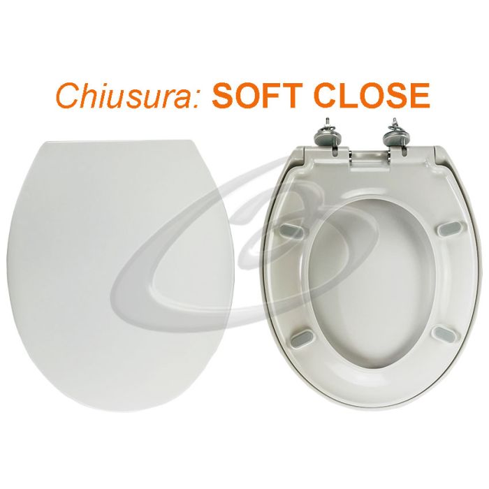 Ideal Standard - I.life S Copriwater Originale Avvolgente Con Chiusura Rallentata Dotato Del Sistema Di Sgancio Rapido Bianco 89591813