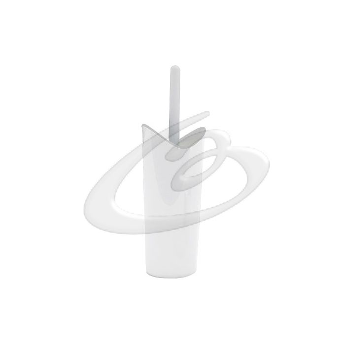 Scopino WC GEDY Moby - Bianco E Blu, Resina Termoplastica, Setole Resistente, 37.8x11.1x10.9cm - Foto 5